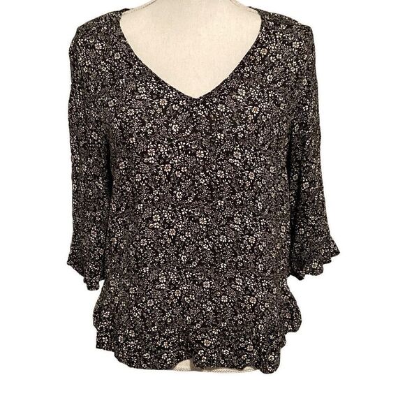 Cynthia Rowley Flowy Floral Blouse - Picture 1 of 8